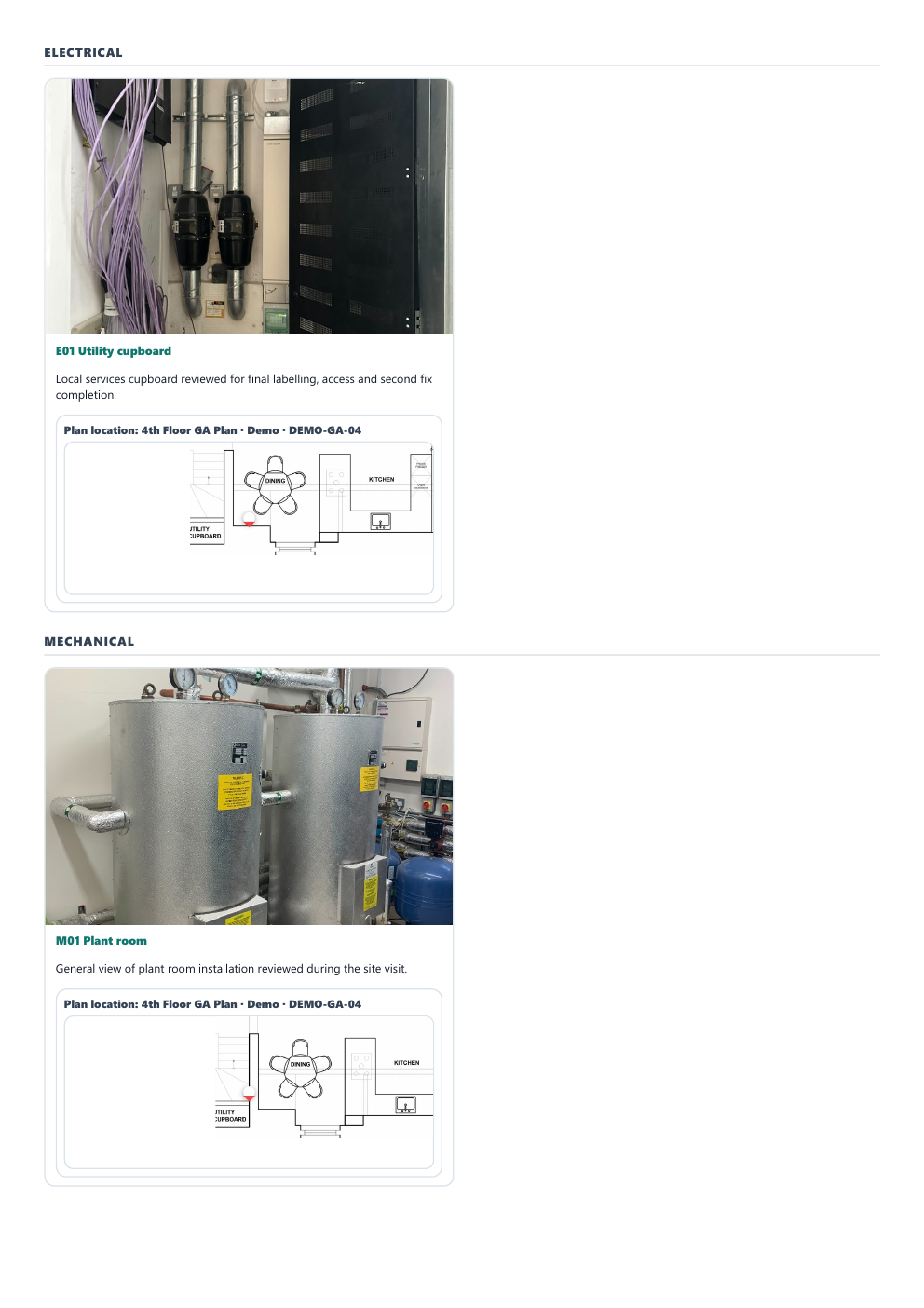 WalkRound sample report page 5