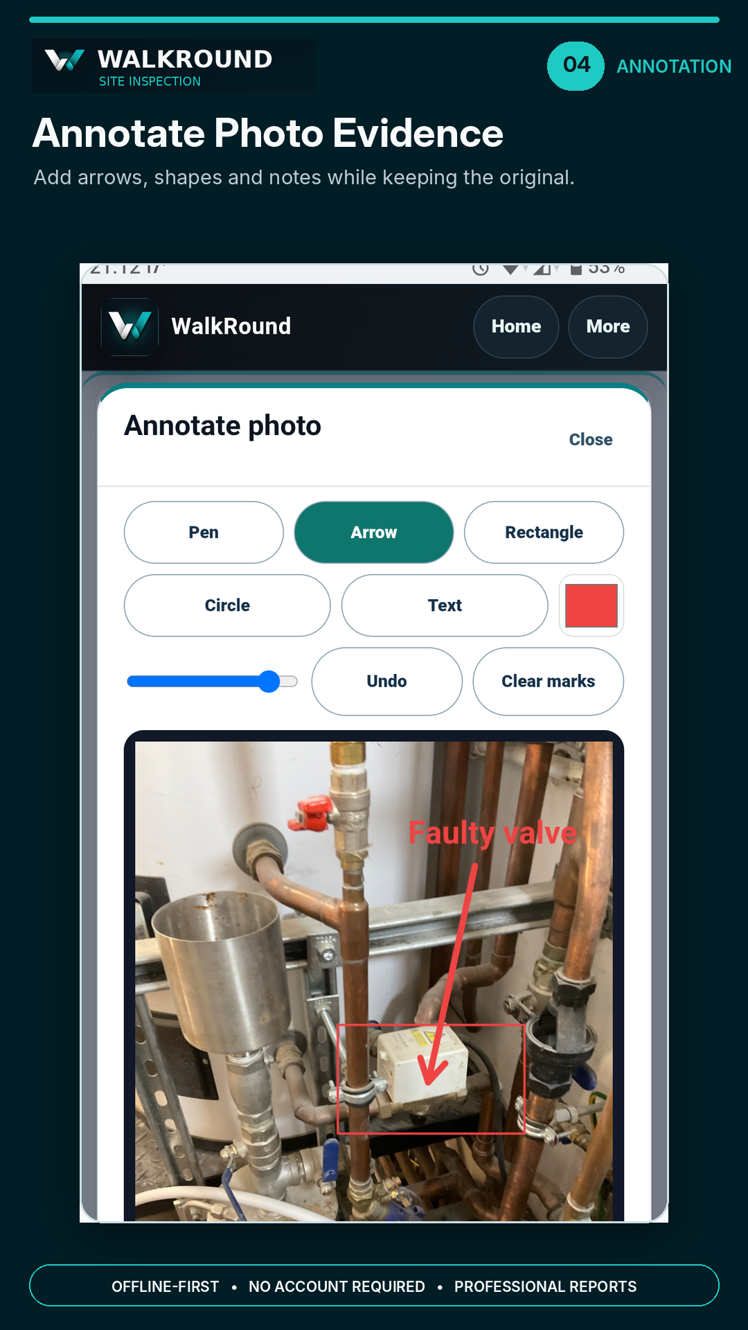 WalkRound photo annotation tools
